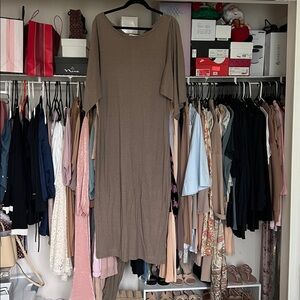 NWOT Free People FP Beach Brown Maxi Dress Size: Small